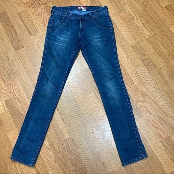 31 H & M Fit SQIN skinny Jeans big back pockets High waist - Picture 1 of 16
